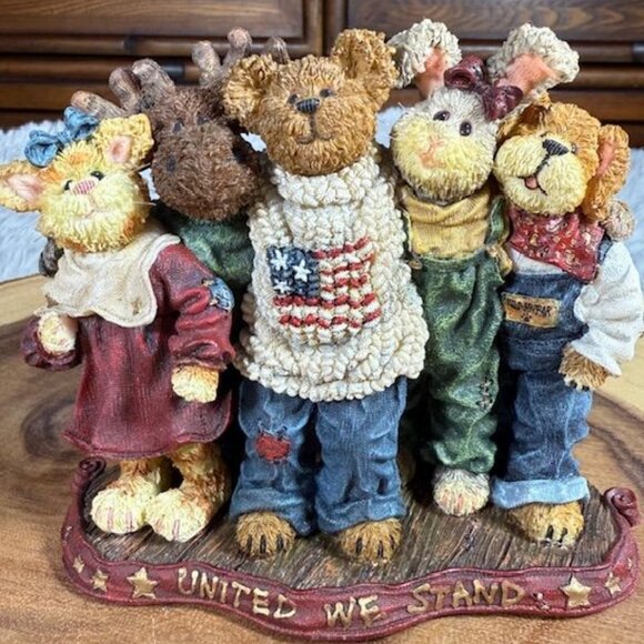 Vintage Boyds Bears J.B. Bearyproud & Pals United We Stand Limited Edition - Picture 1 of 12